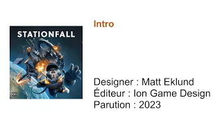 1- Stationfall // Intro