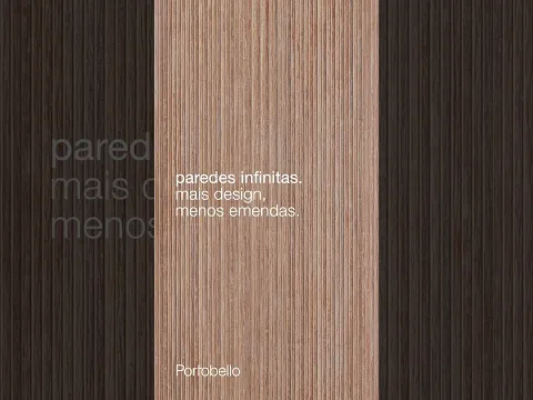 Revestimento Madeirado Marrom Acetinado 45x120cm Ibirapuera Portobello