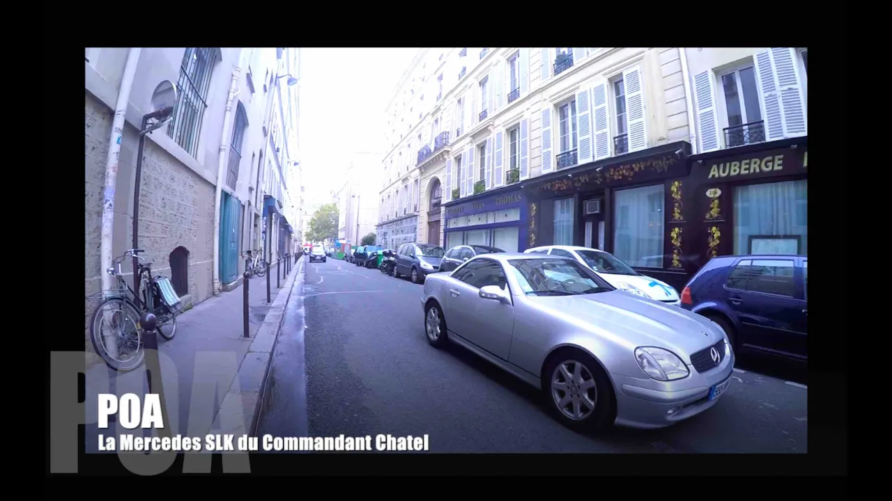 Mercedes SLK : la benz du Commandant Chatel ;-)