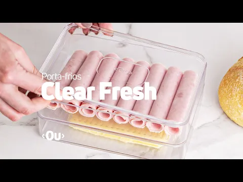 Porta Frios de Plástico Clear 20x15x4,2 Incolor OU