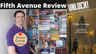 Unlock! Fifth Avenue How to set up, play and review by * AmassGames *