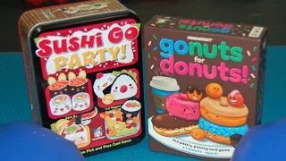 Sushi Go Party! vs Go Nut for Donuts!