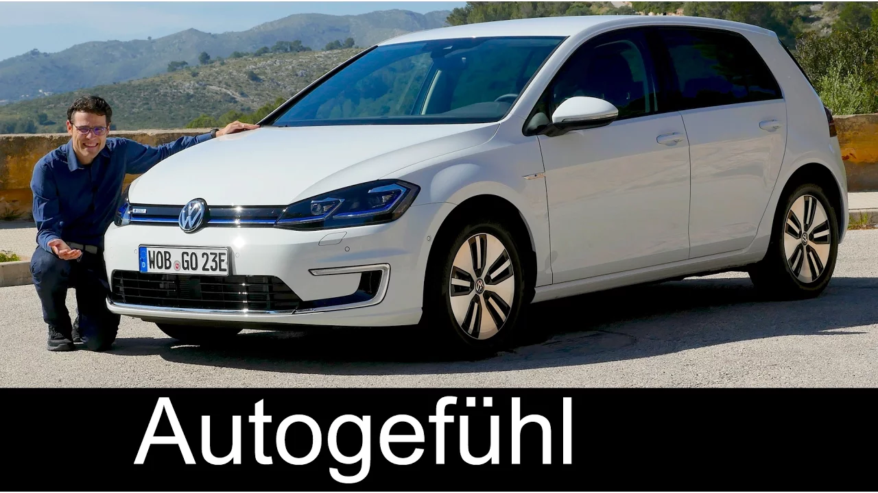 Volkswagen e-Golf FULL REVIEW VW eGolf range Facelift 2018/2017 - Autogefühl