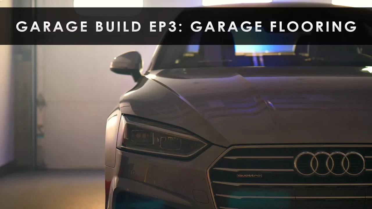 Garage Build | Epoxy and Modular Flooring | Part 3