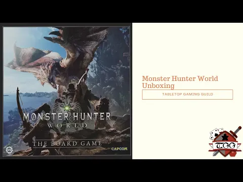 Monster Hunter World Board Game Unboxing