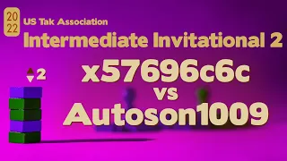 Live Commentary - 2nd 2022 Intermediate Tak Tournament SEMIFINALS - x57696c6c vs Autoson - Game 2