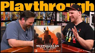 Teotihuacan Deluxe Master Set Play Through | The Game Haus