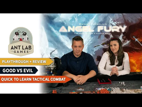Angel Fury Board Game | 2 Player Playthrough | Review