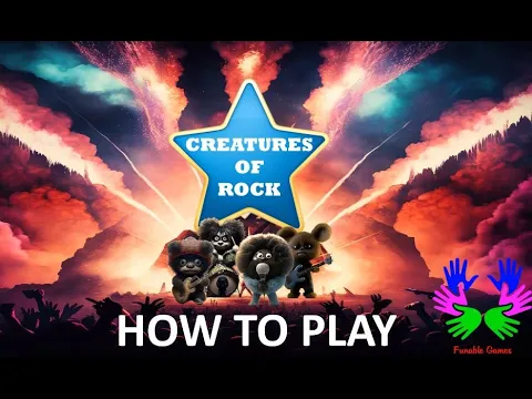 How To Play Creatures of Rock, a Card Game By Funable Games