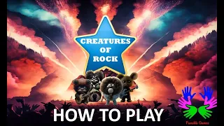 How To Play Creatures of Rock, a Card Game By Funable Games