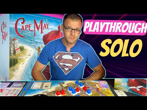 Cape May Board Game Solo Playthrough