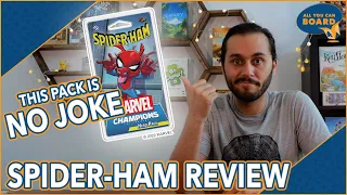 Spider-Ham Pack Review | Marvel Champions | This is a VERY Powerful Hero! (No Joke!)