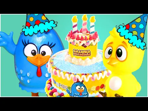 PARABÉNS DA GALINHA PINTADINHA FELIZ ANIVERSÁRIO BOLO MASSINHA PLAY DOH
PINTINHO AMARELINHO MUSICA