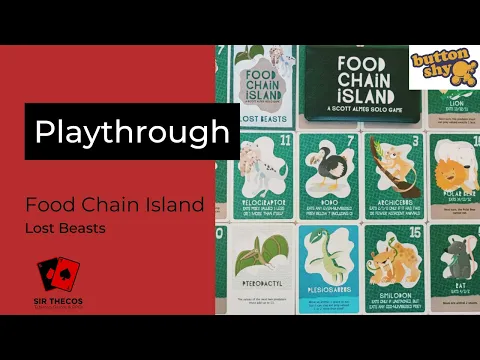 Playthrough | Food Chain Island (+ Lost Beasts Expansion, Button Shy Games)