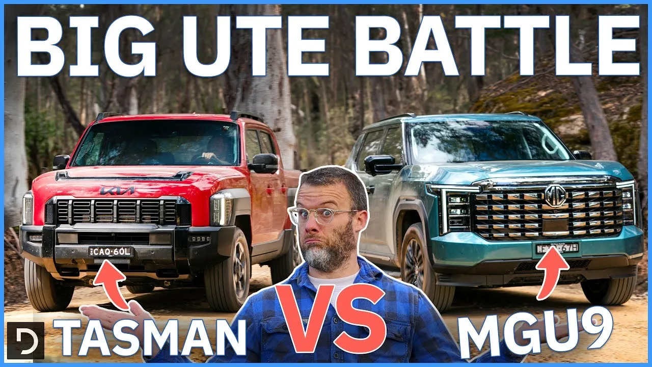 2026 MG U9 v Kia Tasman Off-Road Comparison