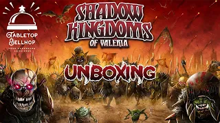 Board Game Unboxing: Shadow Kingdoms of Valeria, Kickstarter Edition with Rise of Titans
