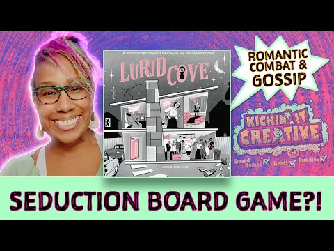 Lurid Cove || Gossip & Seduction Worker Placement Set in the 60s #boardgames