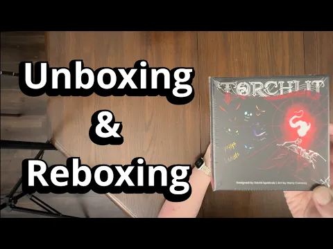 Torchlit - Trick Taking Game - Unboxing & Reboxing - What's in the Box?