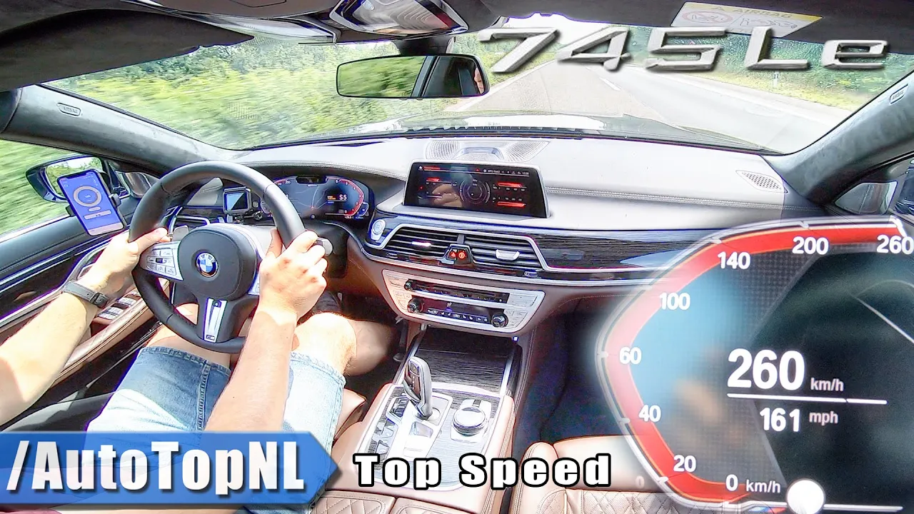 2020 BMW 7 Series 745Le TOP SPEED on AUTOBAHN by AutoTopNL