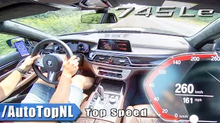 2020 BMW 7 Series 745Le TOP SPEED on AUTOBAHN by AutoTopNL