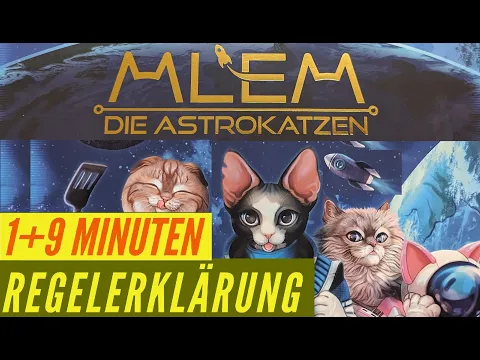 MLEM Regeln Anleitung Regelvideo - Push Your Luck - Brettspiel Astrokatzen