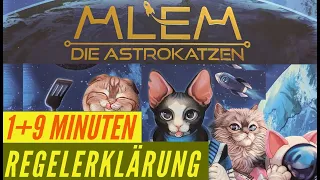 MLEM Regeln Anleitung Regelvideo - Push Your Luck - Brettspiel Astrokatzen