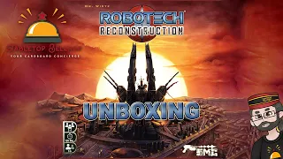 Robotech Reconstruction Unboxing. A Robotech COIN Game Set at the End of the Macross Saga Series