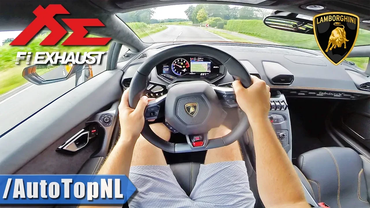 LAMBORGHINI Huracan *INSANE* FI EXHAUST | POV Test Drive by AutoTopNL