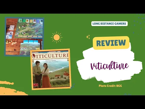Viticulture: Review and Remote Play Tutorial
