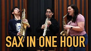 We Try Learning Saxophone in 1 Hour
