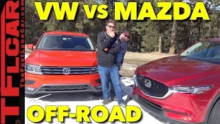 Almost Hit a Tree Sliding Down Gold Mine Hill! So Instead We Drag Race