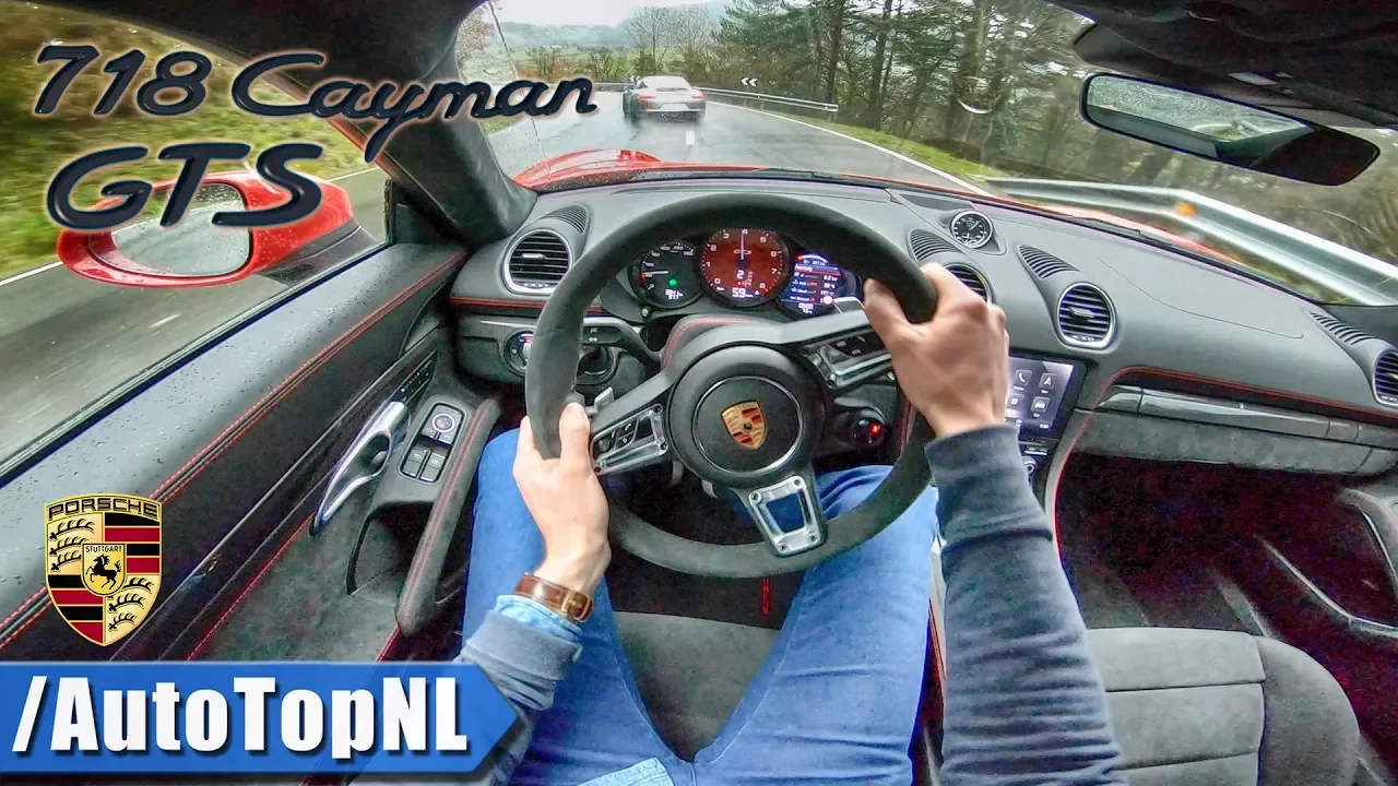 Porsche 718 Cayman GTS chasing 911 Targa GTS | POV Test Drive by AutoTopNL