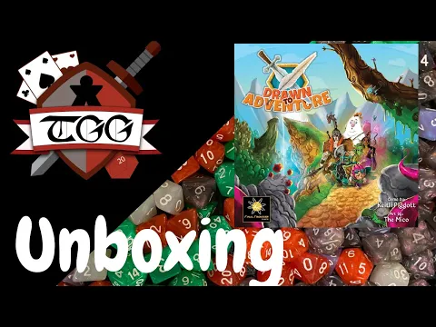 Drawn to Adventure Board Game Unboxing