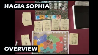 Hagia Sophia roll and write board game overview pnp