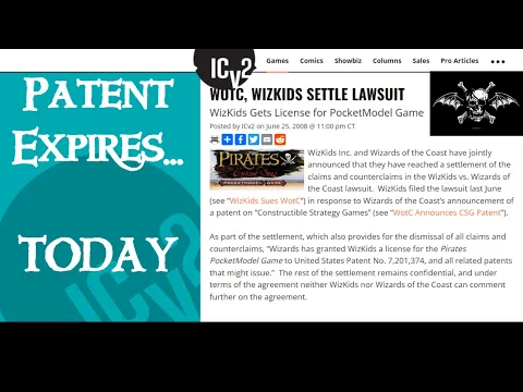 Wizards of the Coast patent expires... So What?