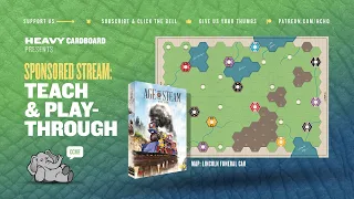 Age of Steam - Lincoln Funeral Car - (KS) 5p Teaching & Play-through by Heavy Cardboard