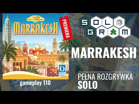 Marrakesh | PREMIERA | pełna rozgrywka solo | zasady gry | gameplay 110