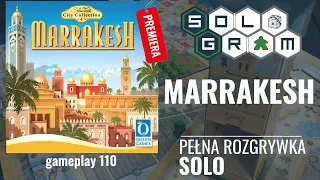 Marrakesh | PREMIERA | pełna rozgrywka solo | zasady gry | gameplay 110