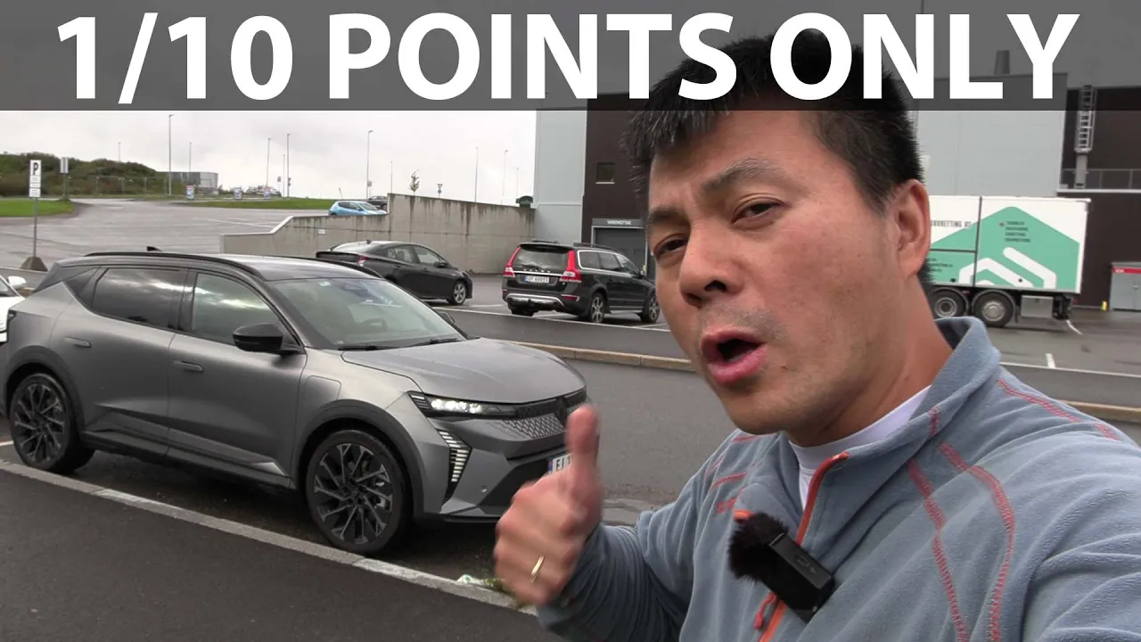 Renault Scenic E-Tech autoparking test