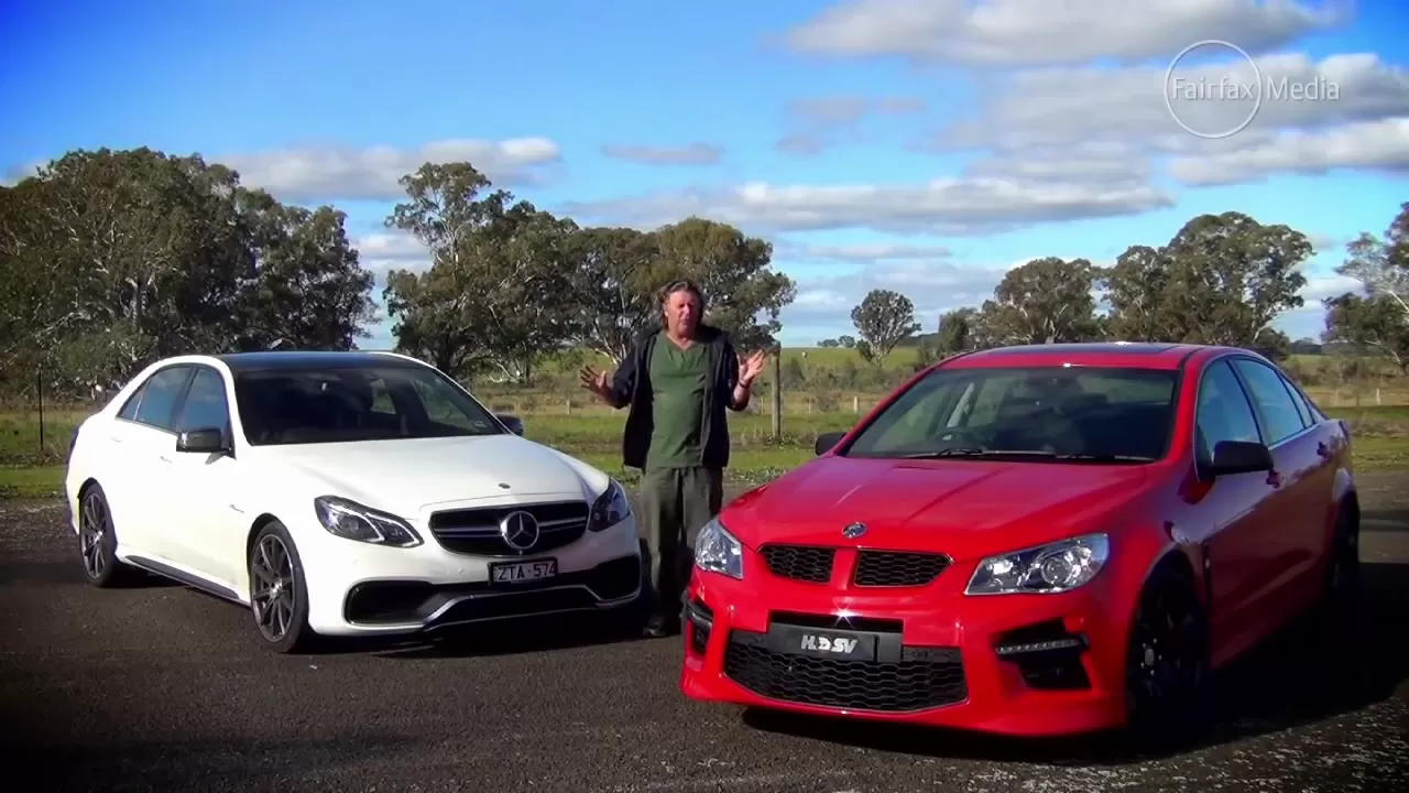 HSV Gen-F GTS v AMG E63 S Video Comparison 2013 | Performance | Drive.com.au
