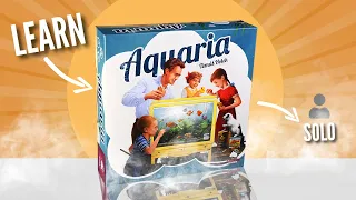 Aquaria | Solo Board Game Playthrough and Tutorial
