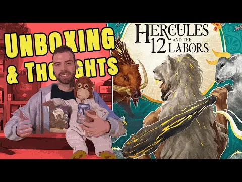 Hercules and the 12 Labors | Unboxing & Thoughts w/ Johnny | Dice Placement Boss Battler