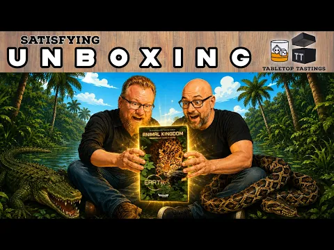 Earth: Animal Kingdom Board Game Unboxing | Steve & Les React