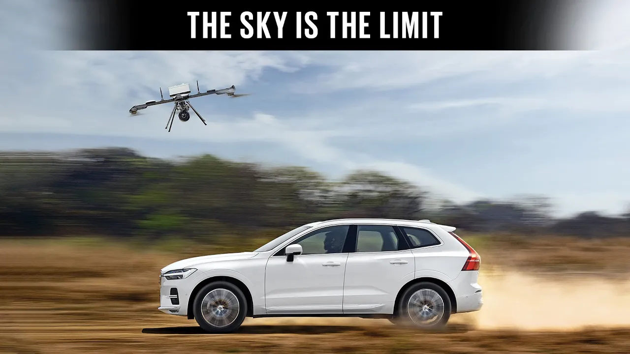 Volvo XC60 Mild Hybrid vs ideaForge Drone - The Sky Is The Limit | Branded Content | Autocar India