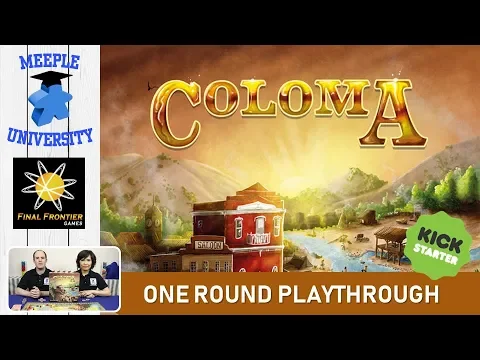Coloma Board Game – One Round Playthrough, Kickstarter Preview