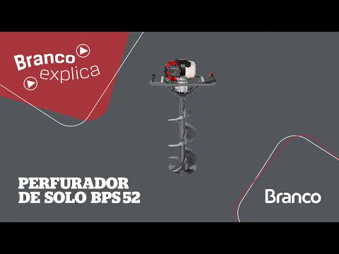 Perfurador de Solo a Gasolina 90314500 Branco