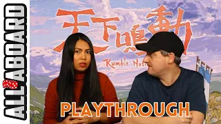 RUMBLE NATION | Japanese Board Game Series | How to Play and Full 2-Player Playthrough