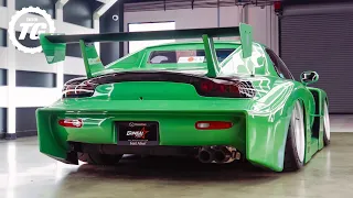 Mazda RX-7 + Liberty Walk Porsche Body Kit! Ft. Rob Dahm
