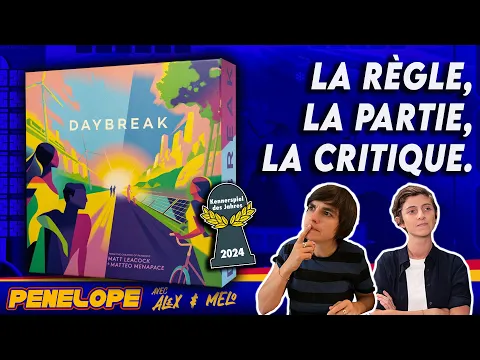 [ DAYBREAK / E-MISSION ] - La règle, La partie, La critique ! Que vaut LE Kennerspiel 2024 ?