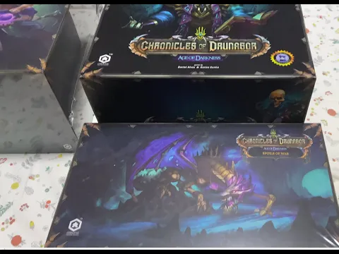 Chronicles of Drunagor Age of Darkness V1.5 Core Box and Spoils of War Storage Loren Fallen Sisters